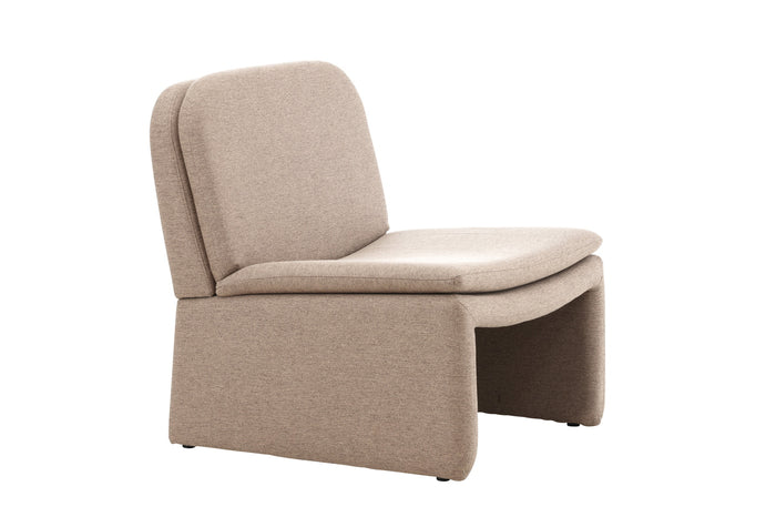 Fjôrd - Fauteuil Bruin Stof - 80x70x82cm - Bonn