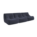 sweeek - Fauteuils alpaca-effect stof Sokol 1 zitplaats (set van 3)