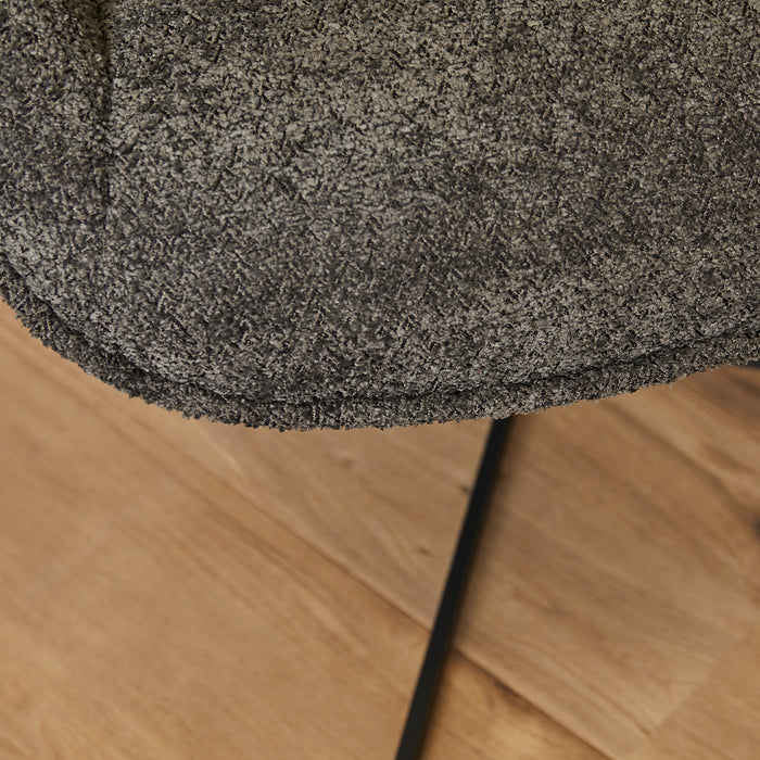 StarFurn - Fauteuil Donkergrijs - Draaibaar - Mila