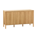 sweeek - Dressoir houteffect 3 deuren 140cm