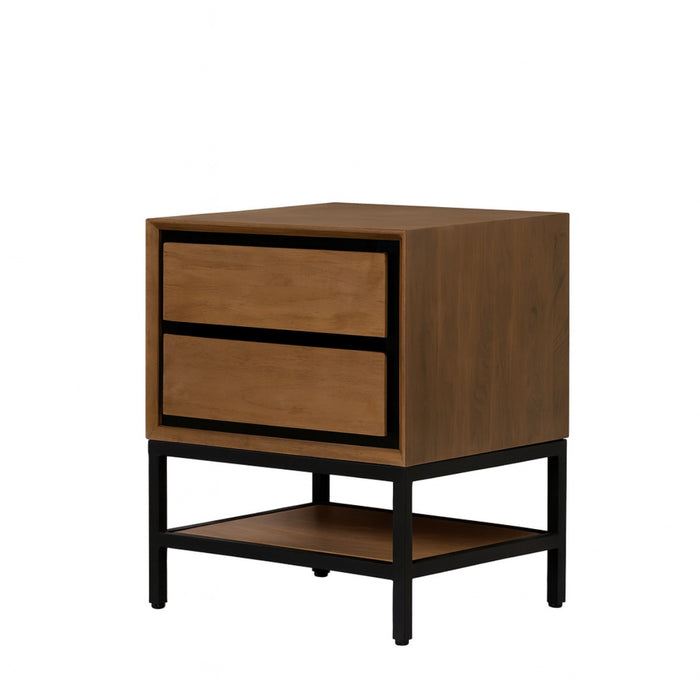 StarFurn - Nachtkastje Bruin Hout - 45x40x53cm - RichWood