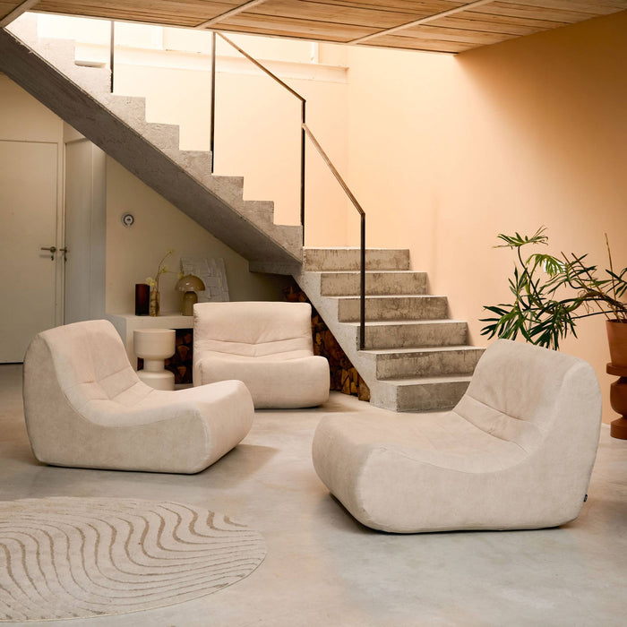 sweeek - Fauteuils waterafstotend verlours Sokol 1 zitplaats (set van