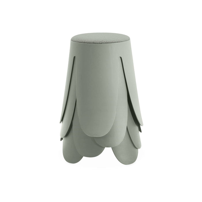 sweeek - Set van 4 stapelkrukken in boucléstof