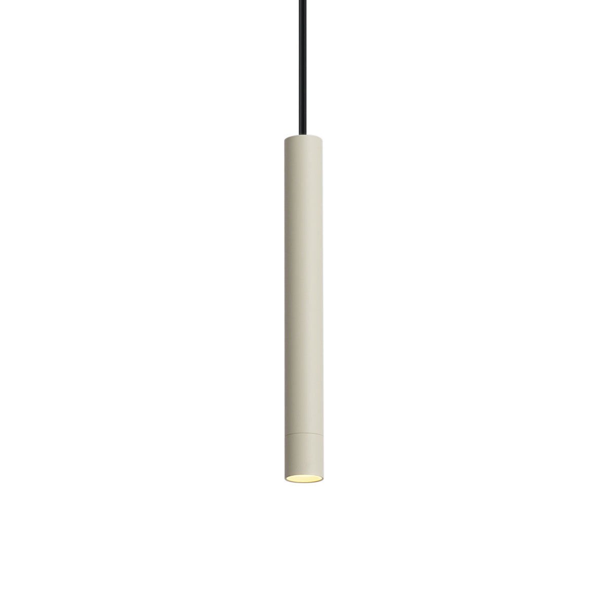 QAZQA Moderne hanglamp beige met zwart voor railsysteem 1-fase -