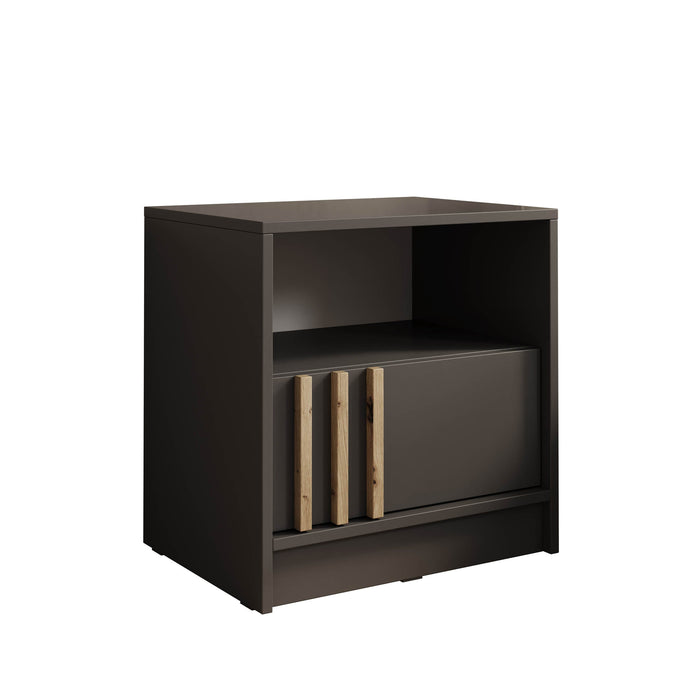 Meubella - Nachtkastje Nauru - Antraciet