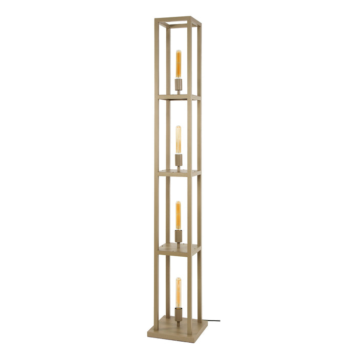 Giga Meubel - Vloerlamp Beige - 4-Lichts - Quadra