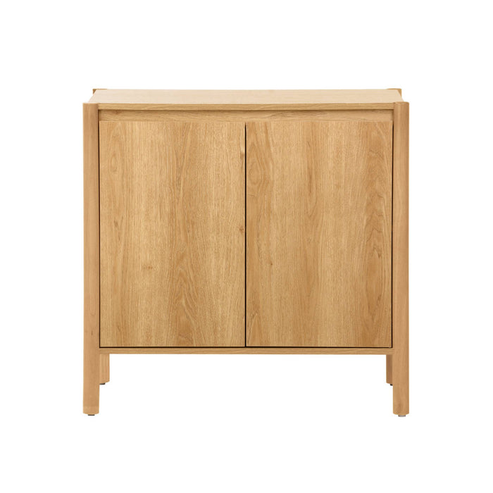 sweeek - Dressoir houteffect 2 deuren 80cm