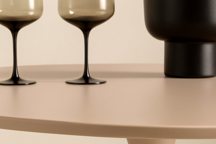 Fjôrd - Eettafel Rond - Beige - 100x100x75cm - Glade