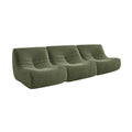 sweeek - Fauteuils alpaca-effect stof Sokol 1 zitplaats (set van 3)