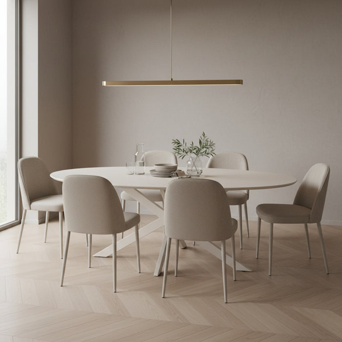 DÉJA Living - Eettafel Beige - 240x100x76cm - Gimo