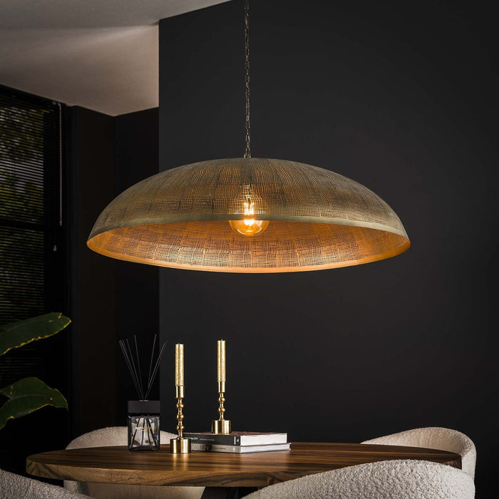 Giga Meubel - Hanglamp Brons Antiek - 1-Lichts - Cosmic