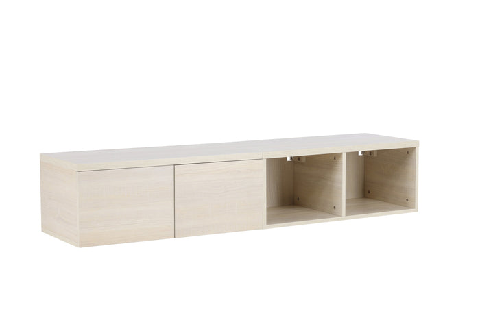 Fjôrd - Tv-meubel Whitewash - 180x45x35cm - Nomi