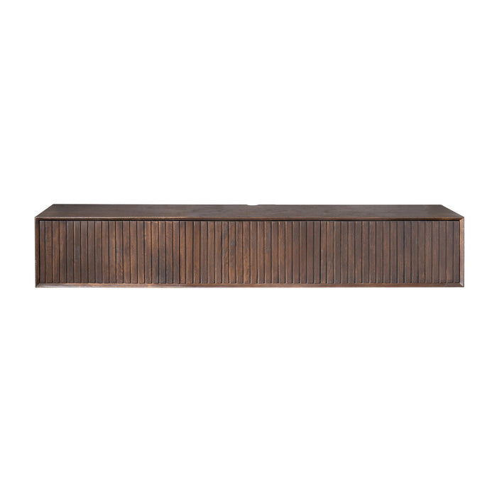 StarFurn - Tv-meubel Zwevend Bruin Hout - 160x35x30cm - Madison