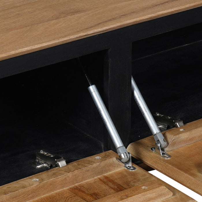 StarFurn - Tv-meubel Naturel Hout - 120x35x30cm - RichWood