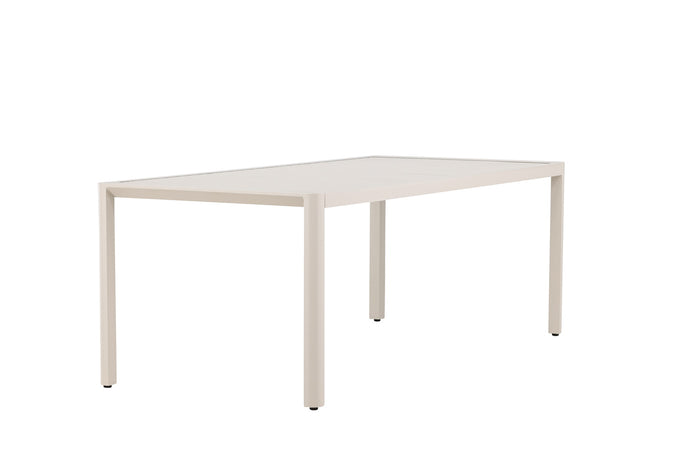 Fjôrd - Tuintafel Rechthoek - Beige Aluminium - 200x90x72cm - Giardini
