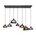 Giga Meubel - Hanglamp Multicolor - 7-Lichts - 150cm - Driekleur