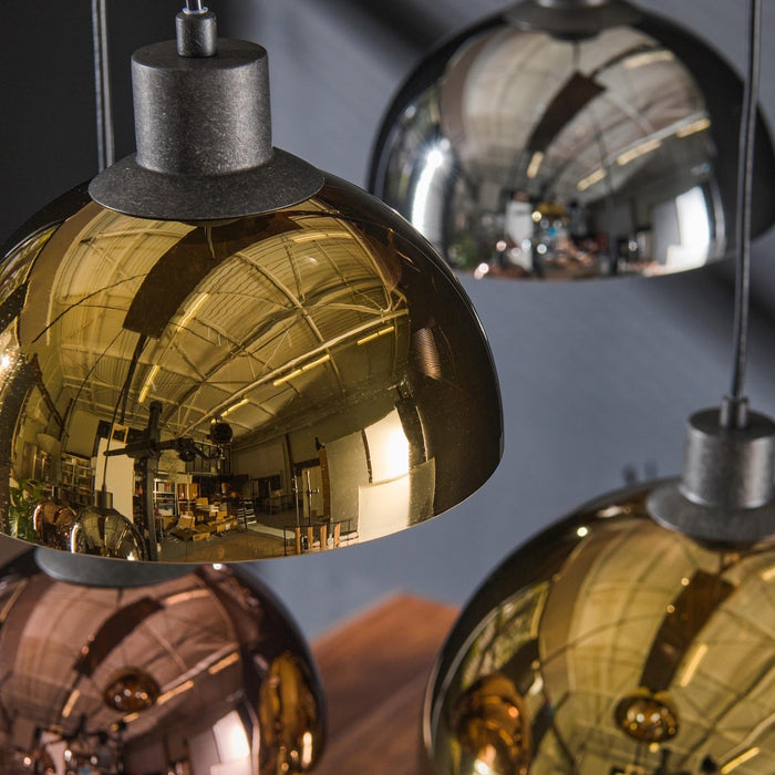 Giga Meubel - Hanglamp Multicolor - 7-Lichts - 150cm - Driekleur