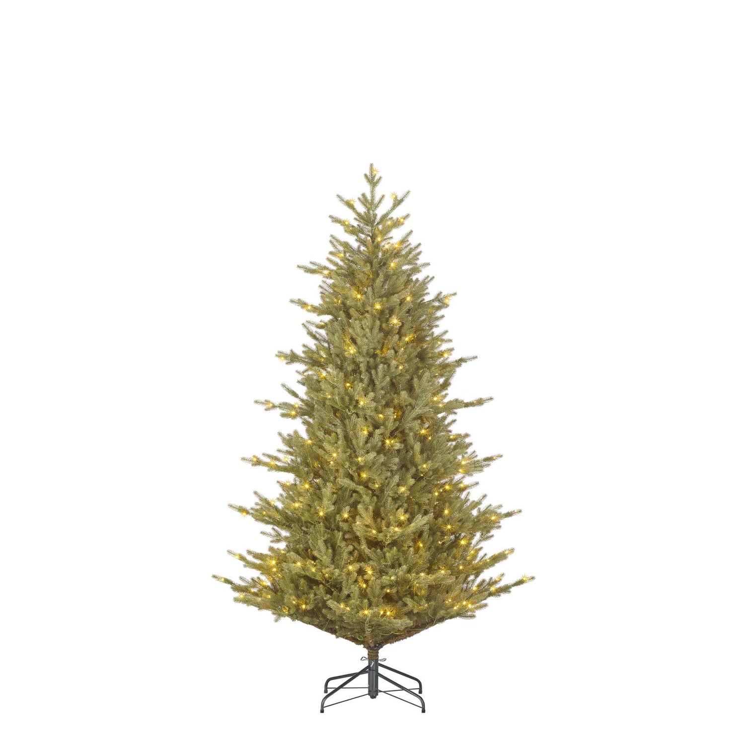 Black Box Kunstkerstboom Meran - 127x127x185 cm - Polyethyleen - Groen - 264LED