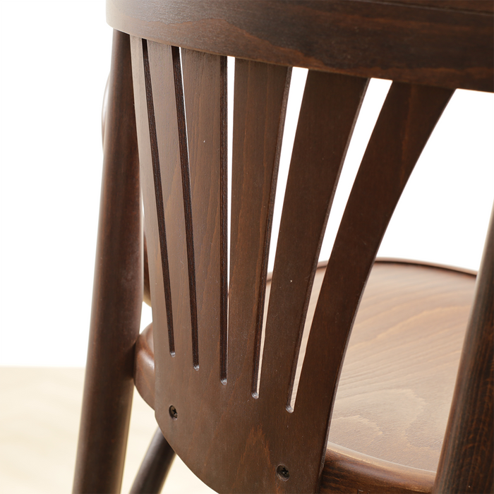 Fameg Jos houten barkruk walnoot - 75 cm