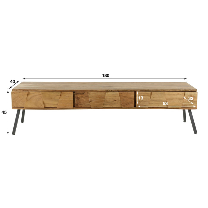 Giga Meubel - Tv-meubel Bruin Hout - 180x45x40cm - Demn