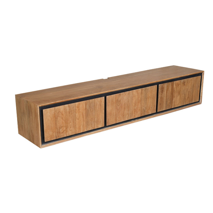 StarFurn - Tv-meubel Naturel Hout - 160x35x30cm - RichWood