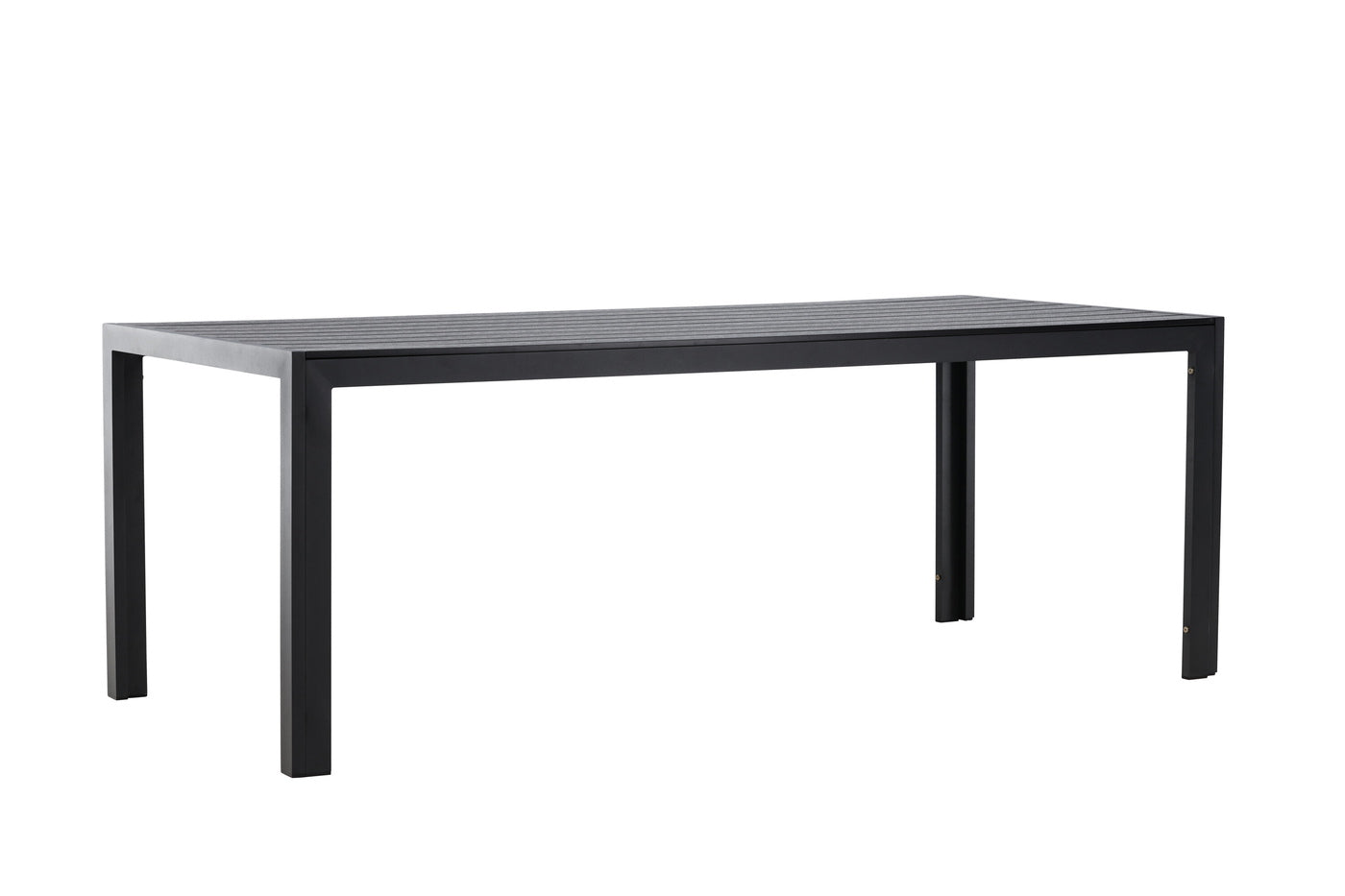 Fjôrd - Tuintafel Rechthoek - Zwart Aluminium - 205x90x74cm - Mirko