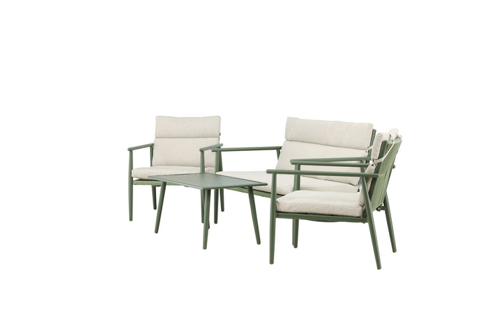 Fjôrd - Tuinset Groen Stof|Staal - 80x120x80cm - Mazzaro