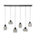 Giga Meubel - Hanglamp Zwart - 6-Lichts - 150x145x28cm - Mix