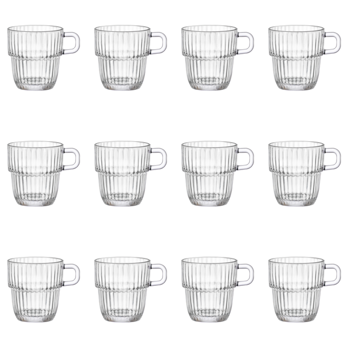 Rocco Bormioli Barshine koffieglazen – 12 stuks – 25 cl