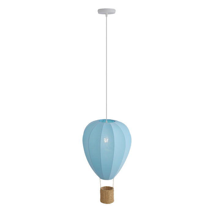 QAZQA Kinder hanglamp blauw luchtballon - Air Balloon