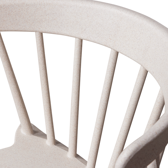 WOOOD Bliss Tuinstoelen - Plant Fiber - Off White Melange - Set van 2