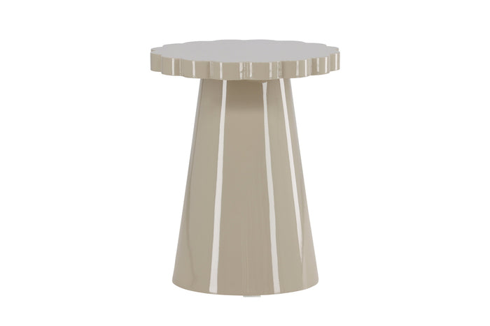 Fjôrd - Bijzettafel Rond - Beige - 45x45x55cm - Krull