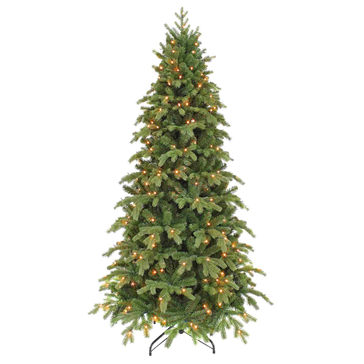 Triumph Tree Kunstkerstboom Sherwood - 132x132x260 cm - PVC|Polyethyleen - Groen - 360LED