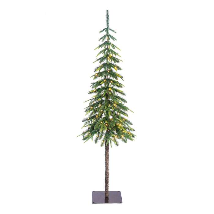 Black Box Kunstkerstboom Lodge - 53x53x185 cm - PVC|Polyethyleen - Groen - 100LED