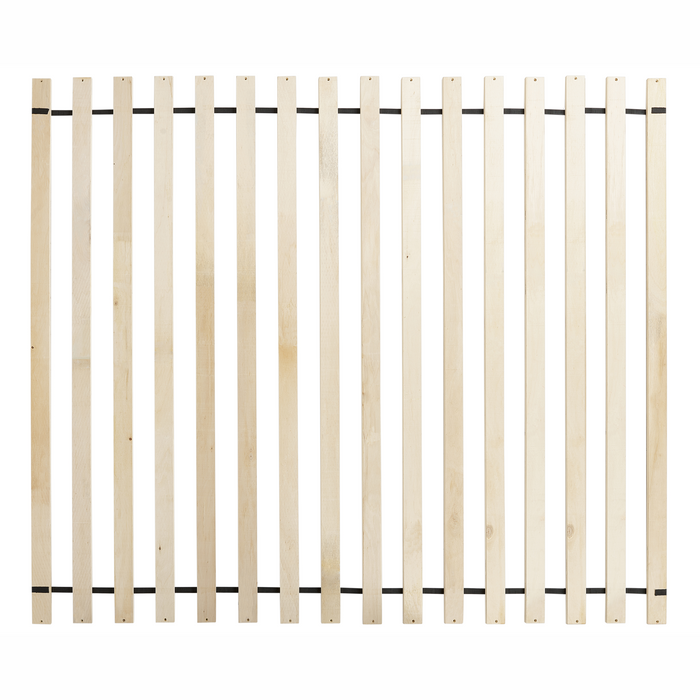 Beliani - VALOGNES - Tweepersoonsbed - Bruin - 180 x 200 cm - Bouclé