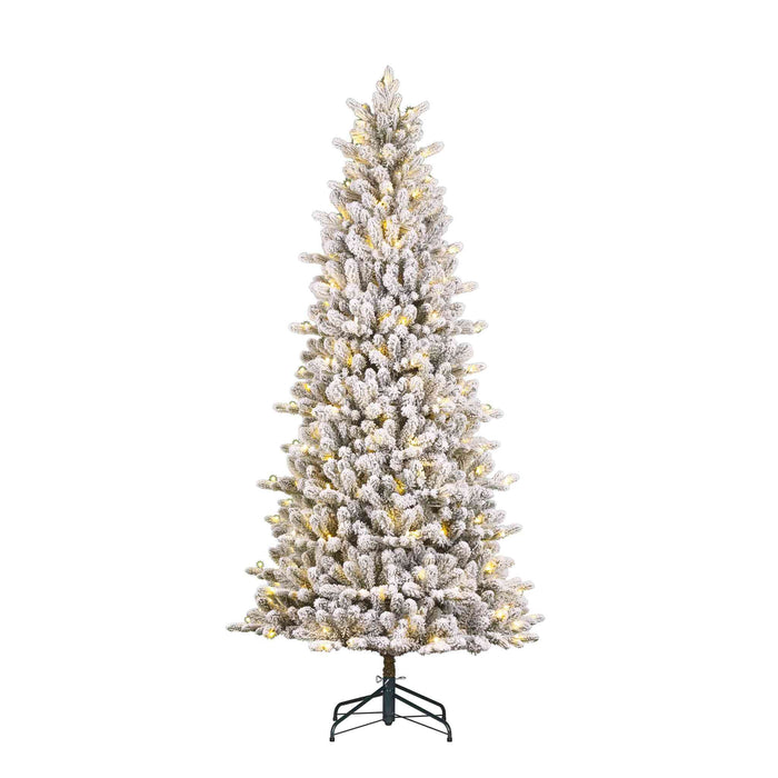 Black Box Kunstkerstboom Harma - 101x101x230 cm - PVC|Polyethyleen - Bevroren Groen - 290LED