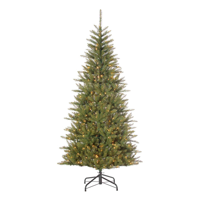 Black Box Kunstkerstboom Malden - 117x117x230 cm - PVC - Groen - 500LED