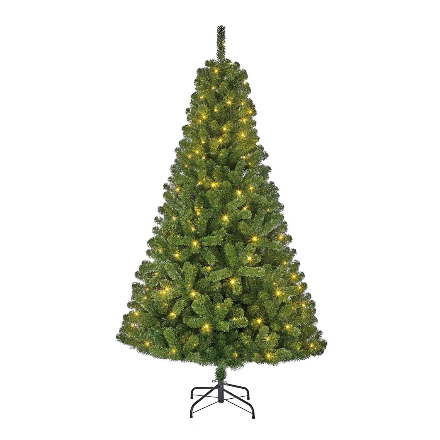 Black Box Kunstkerstboom Charlton - 137x137x240 cm - PVC - Groen - 470LED