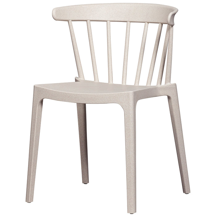 WOOOD Bliss Tuinstoelen - Plant Fiber - Off White Melange - Set van 2
