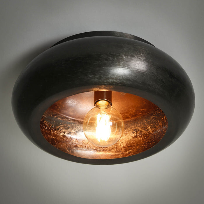 Giga Meubel - Plafondlamp Zwart Metaal - 42x18x42cm - Sky
