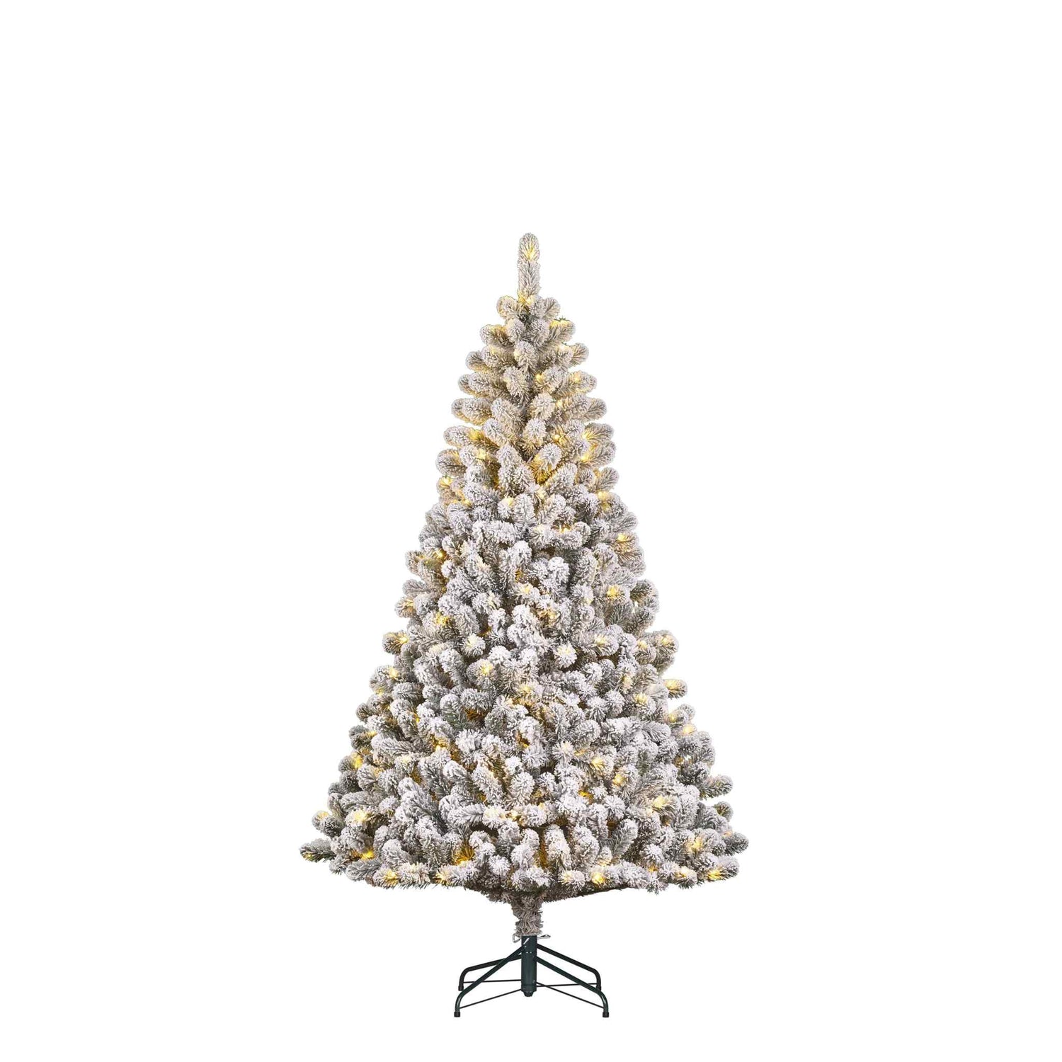 Black Box Kunstkerstboom Charlton - 115x115x185 cm - PVC - Bevroren Groen - 280LED