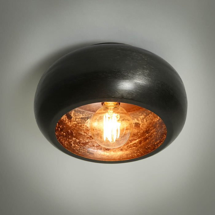 Giga Meubel - Plafondlamp Zwart Metaal - 34x18x34cm - Sky
