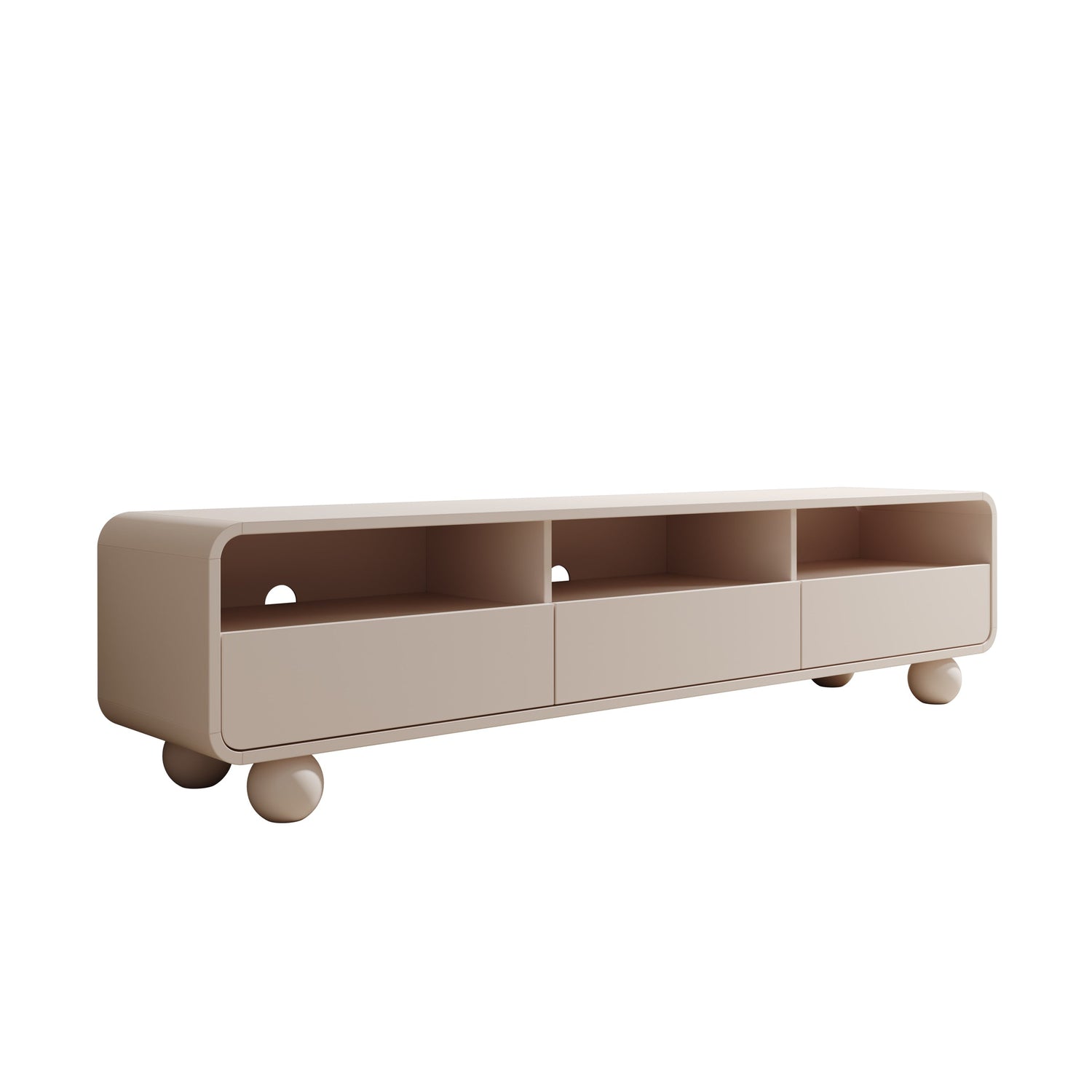 Meubella - Anobo - TV-Meubel - Beige - 180 cm