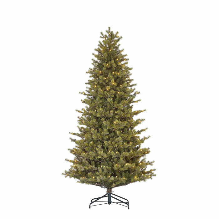 Black Box Kunstkerstboom Clive - 114x114x215 cm - PVC|Polyethyleen - Groen - 240LED