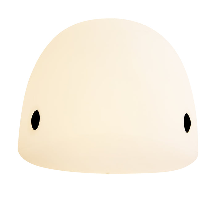 QAZQA Tafellamp wit 50cm incl. LED dimbaar IP54 oplaadbaar - Baby