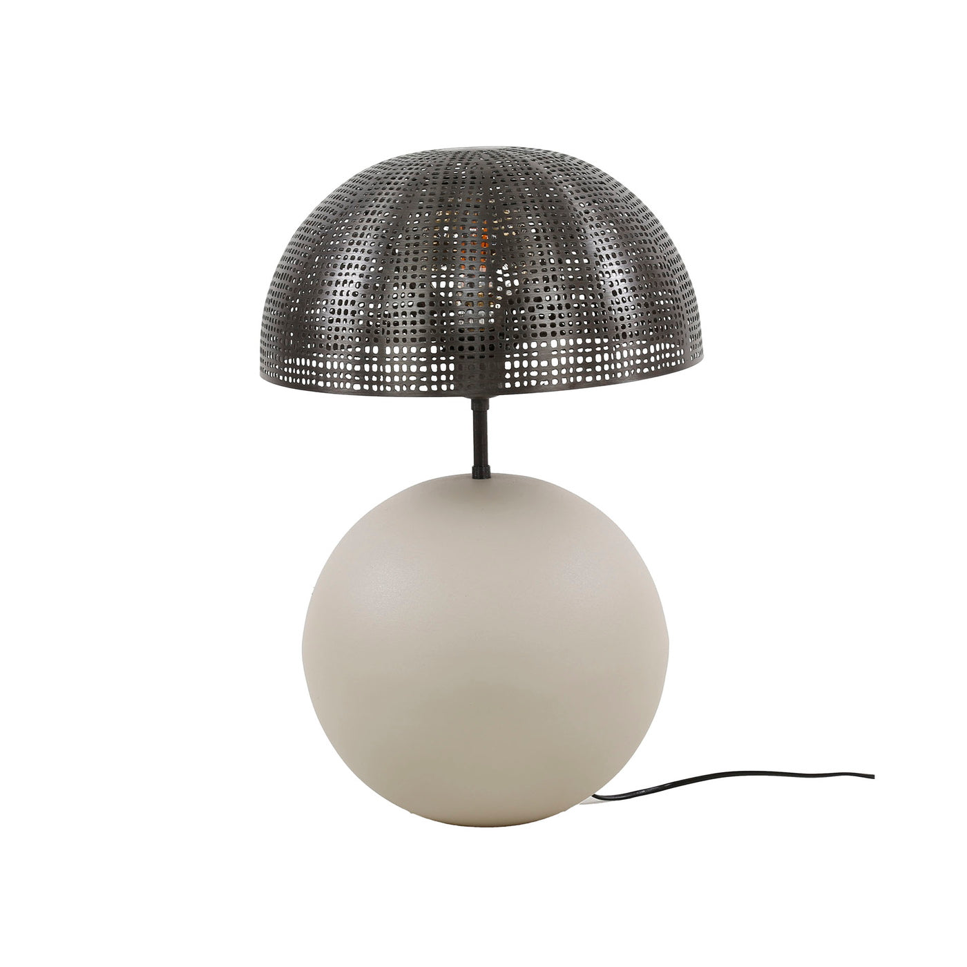 Giga Meubel - Tafellamp Natural Grijs - 1-Lichts - Sphere