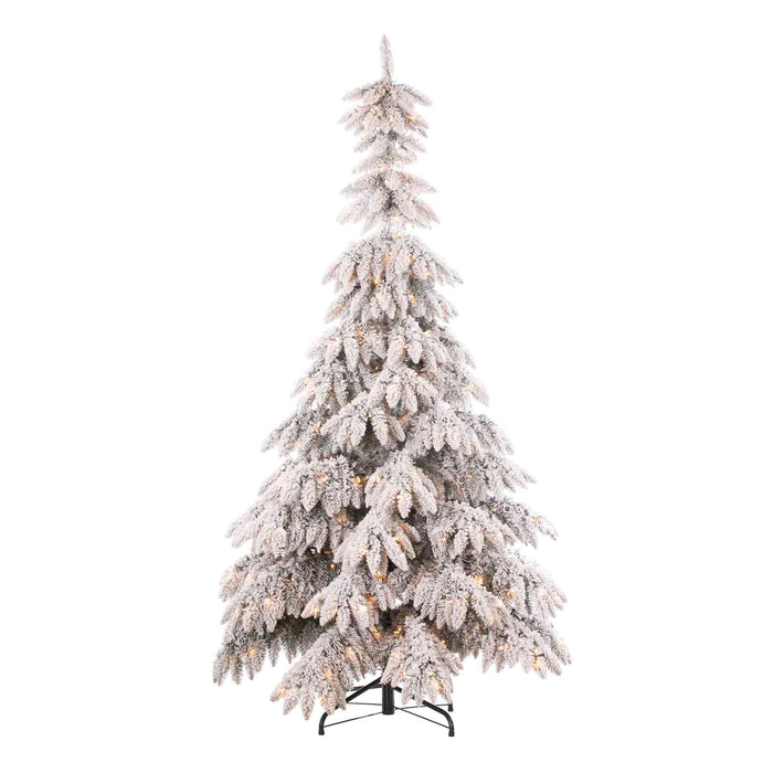 Black Box Kunstkerstboom Breithorn - 137x137x230 cm - PVC - Bevroren Groen - 420LED