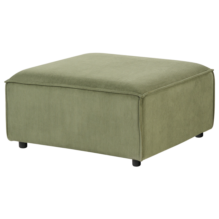 Beliani - ARDAL - Ottomaan - Groen - Corduroy