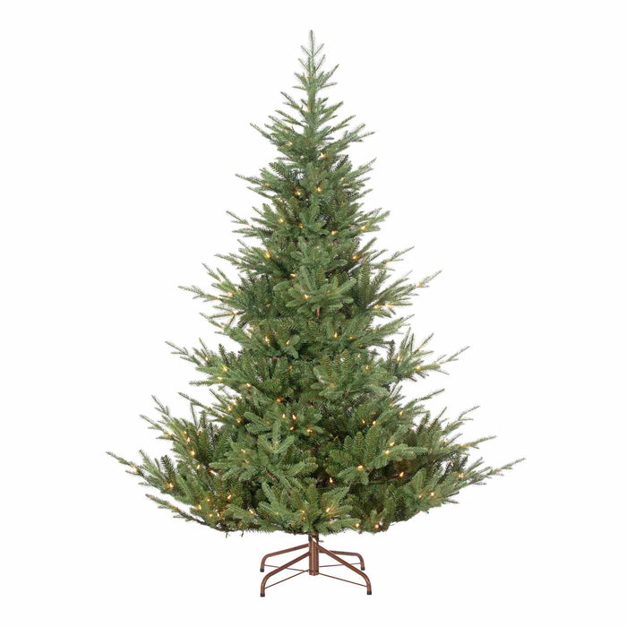 Black Box Kunstkerstboom Stratton - 132x132x185 cm - PVC|Polyethyleen - Groen - 250LED