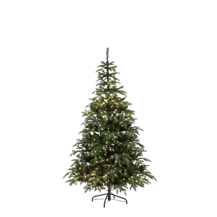 Black Box Kunstkerstboom Picton - 114x114x185 cm - PVC|Polyethyleen - Groen - 600LED